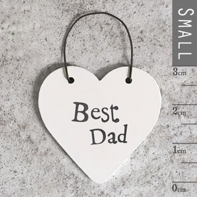 'Best Dad' Wooden tag