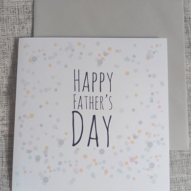 Dotty Father's Day Card