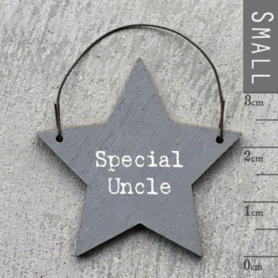 'Special Uncle' Wooden Tag