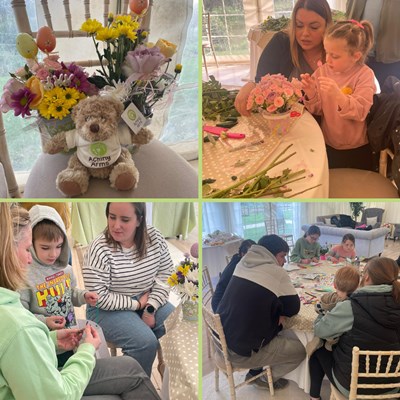 families and their crafts at our Easter Family Craft Event