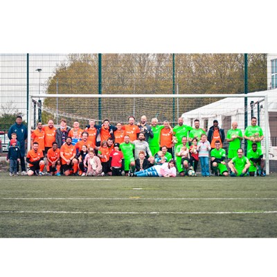 Aching Arms V's Sands United Football teams Be Together event