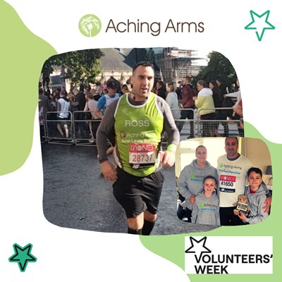 Infographic Ross one of Aching Arms Ambassadors