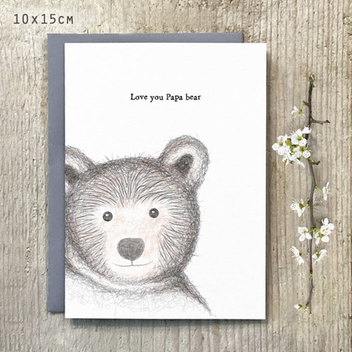 'Love You Papa Bear' Card Main Image