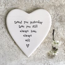 'Loved you yesterday' coaster Alternate Image