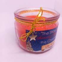 Personalised Christmas Candle Alternate Image